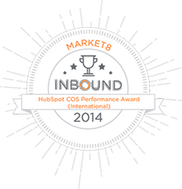 market8-winner-of-hubspot-cos-performance-award-at-inbound-2014