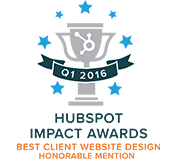 Hubspot Impact Awards | Best Client Website Design