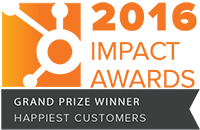 Hubspot Impact Awards - Grand Prize Winner - Happiest Customers